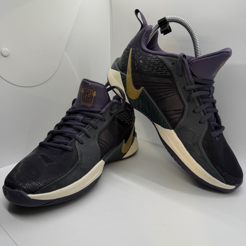 Nike Sabrina Ionescu Basketball Shoes Size 5.5Y Youth Purple Gold FZ7302 500